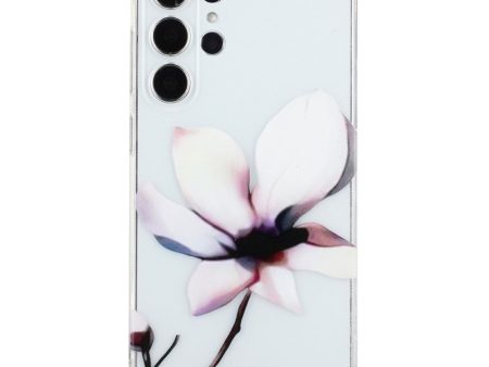 Deco Samsung Galaxy S24 Ultra phone cover - White Flower Online Hot Sale