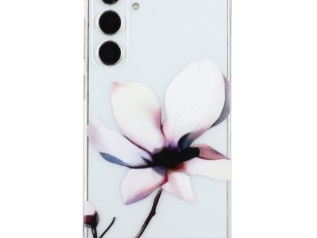 Deco Samsung Galaxy S24 phone cover - White Flower For Sale