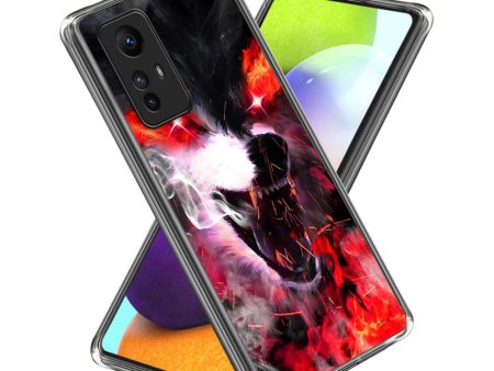 Deco Xiaomi Redmi Note 12S phone cover - Fierce Wolf For Sale