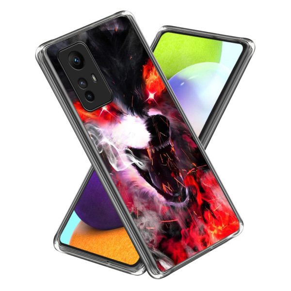 Deco Xiaomi Redmi Note 12S phone cover - Fierce Wolf For Sale