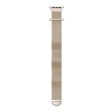 Apple Watch 42mm unique stainless steel watch band - Champagne Silver on Sale