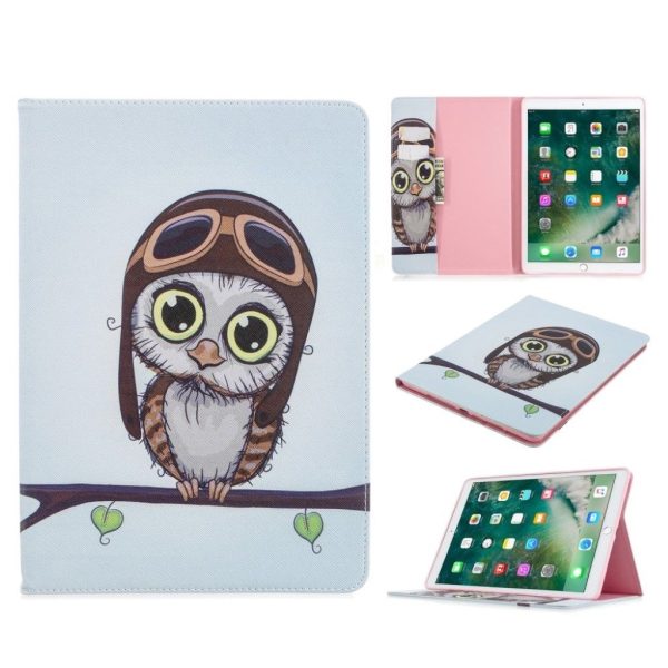 iPad 10.2 (2019) stylish pattern leather flip case - Cute Owl Online now