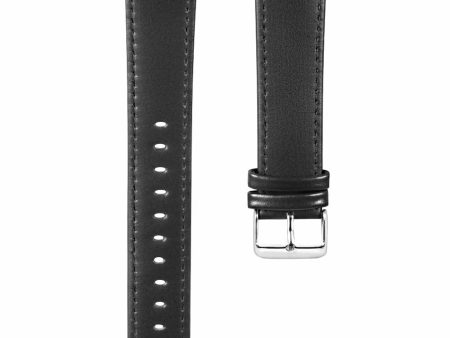 KALEBOL For Apple Watch Series 9 8 7 41mm     SE (2023) SE (2022) SE 6 5 4 40mm     3 2 1 38mm Wrist Strap Genuine Cow Leather Watchband - Black Hot on Sale