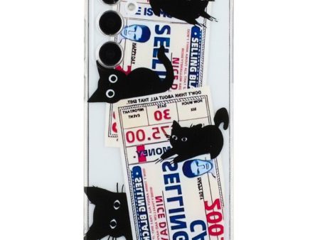 Deco Samsung Galaxy A05s phone cover - Black Cat Cheap