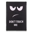 Lenovo Tab M10 FHD REL cool pattern leather flip case - Angry Face For Discount