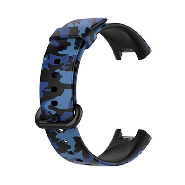 Xiaomi Redmi Watch 2 Lite cool pattern silicone watch strap - Camouflage Blue Hot on Sale