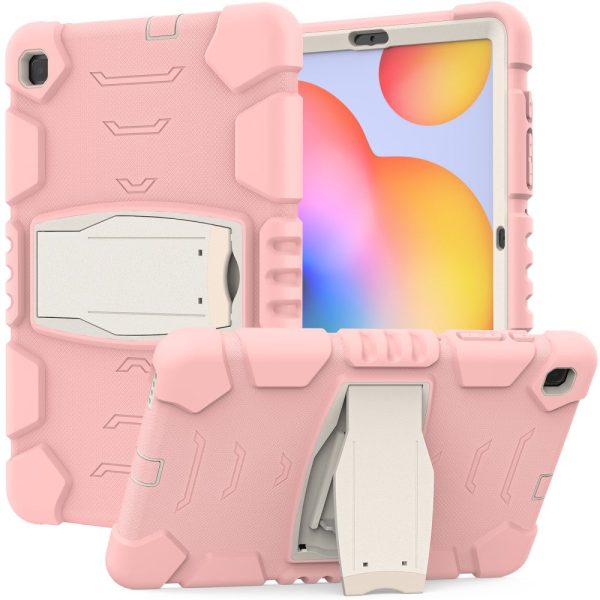 Samsung Galaxy Tab S6 Lite silicone cover with kickstand - Cherry Blossoms Pink Supply