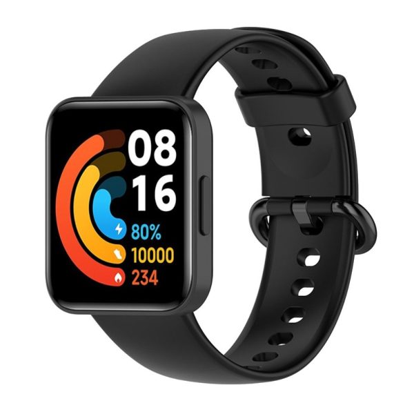 Xiaomi Redmi Watch 2   Watch 2 Lite solid silicone watch strap - Black Online Hot Sale