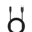 For Samsung Galaxy Fit3   Honor Band 9   Huawei Band 8 Type-C Port Magnetic Smart Watch Charging Cable - Black on Sale