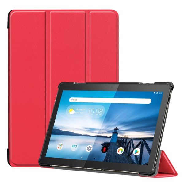 Lenovo Tab M10 tri-fold leather case - red Online Sale