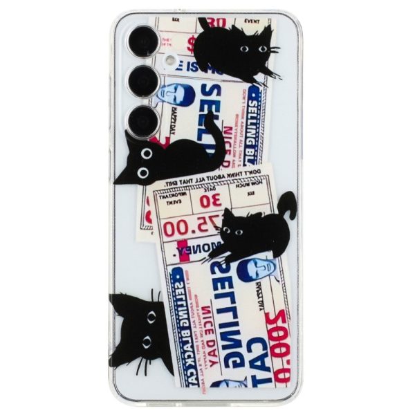 Deco Samsung Galaxy S24 Plus phone cover - Black Cat Sale