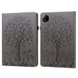 Xiaomi Redmi Pad SE 4G 8.7 inch Case Vegan Leather Stand Tree Deer Pattern Tablet Cover - Grey Online now