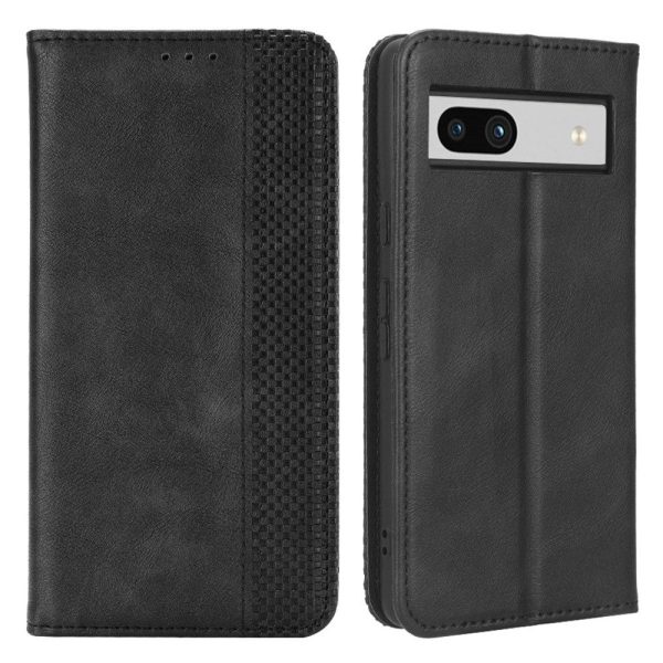 Bofink Vintage Google Pixel 7a leather case - Black For Cheap