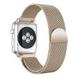 Apple Watch 42mm unique stainless steel watch band - Champagne Silver on Sale