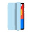 Xiaomi Redmi Pad SE 4G 8.7 inch Clear Back Case Tri-Fold Stand Leather Flip Tablet Cover - Sky Blue on Sale