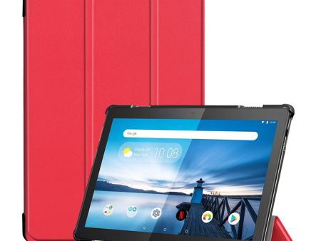 Lenovo Tab M10 tri-fold leather case - red Online Sale