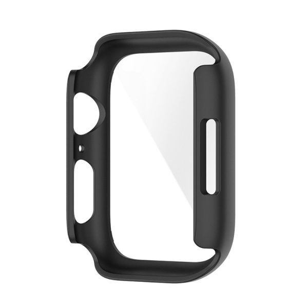 Apple Watch (41mm) 2-in-1 cover with tempered glass screen protector - Black Online now