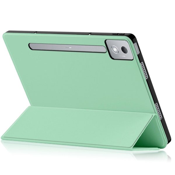 Lenovo Xiaoxin Pad Pro 12.7 inch Case Vegan Leather Flexible Back Trifold Stand Tablet Cover - Green Sale