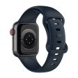 Apple Watch 44mm silicone watch strap - Dark Blue   Size: L Sale