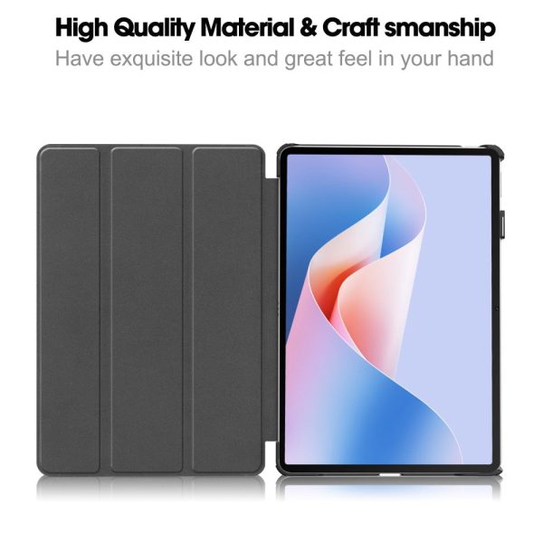 Huawei MatePad 11.5 S Case Auto Wake   Sleep Tri-Fold Stand Leather Tablet Cover - Grey Online Hot Sale