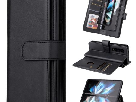 10-slot wallet case for Samsung Galaxy Z Fold4 - Black Online now