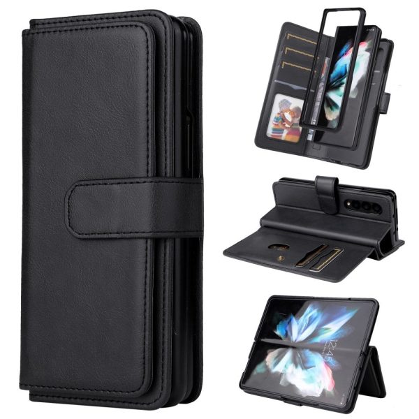 10-slot wallet case for Samsung Galaxy Z Fold4 - Black Online now