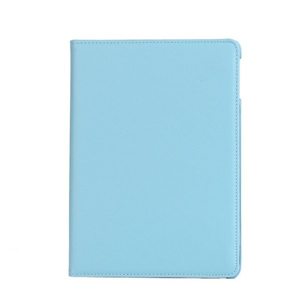 iPad (2017) litchi grain rotating PU leather case - Baby Blue on Sale