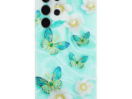 Deco Samsung Galaxy S24 Ultra phone cover - Butterfly And Flower Hot on Sale