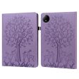 Xiaomi Redmi Pad SE 4G 8.7 inch Case Vegan Leather Stand Tree Deer Pattern Tablet Cover - Purple Supply