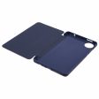 Xiaomi Redmi Pad SE 4G 8.7 inch Case Vegan Leather+Silicone Tri-Fold Stand Tablet Cover - Dark Blue Online