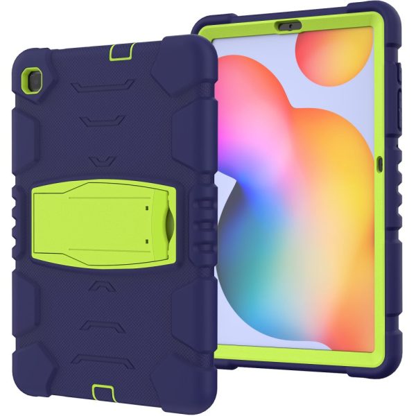 Samsung Galaxy Tab S6 Lite silicone cover with kickstand - Navy Blue   Lime Online