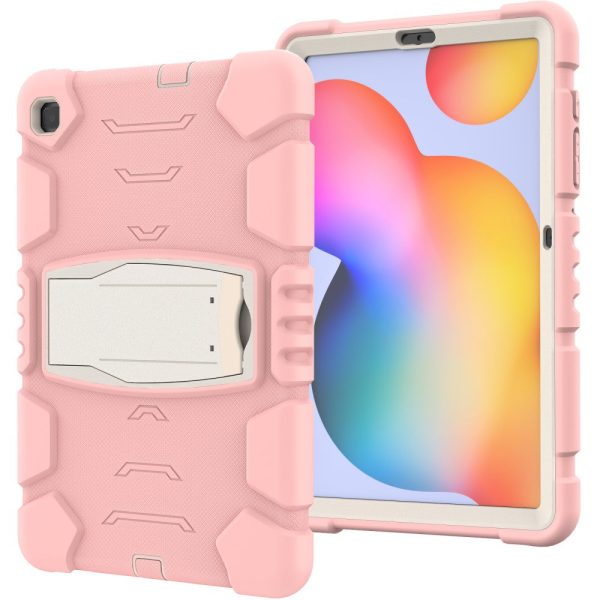 Samsung Galaxy Tab S6 Lite silicone cover with kickstand - Cherry Blossoms Pink Supply