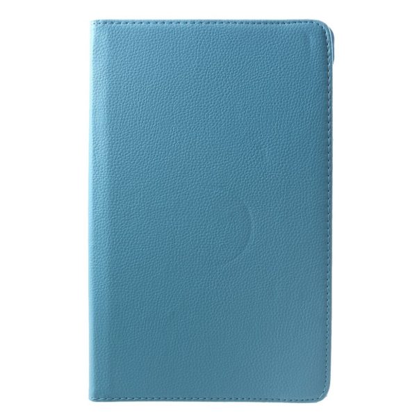 Samsung Galaxy Tab A 10.5 litchi texture leather flip case - Baby Blue Fashion