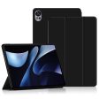 Huawei MatePad Air 12 (2024) Case Vegan Leather Flexible Back Trifold Stand Tablet Cover - Black Online Hot Sale