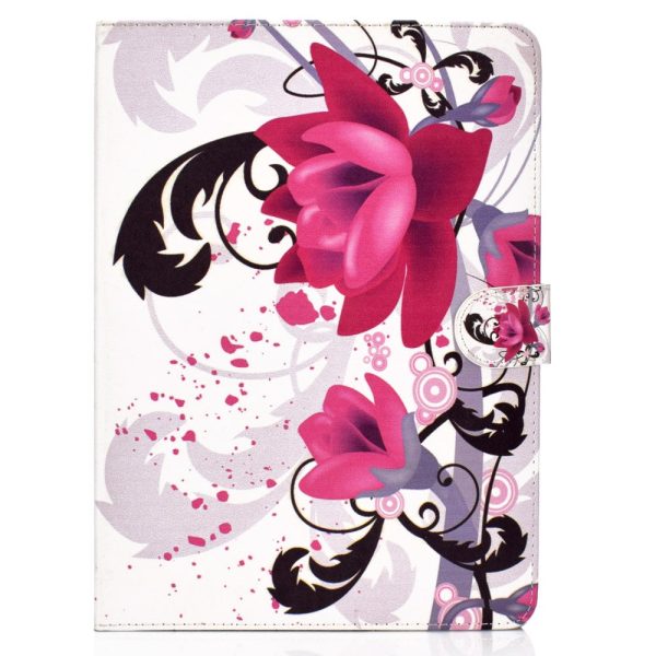 iPad 10.2 (2021)   Air (2019) cool pattern leather flip case - Flower Sale