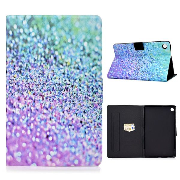 Lenovo Tab M10 FHD Plus cool pattern leather flip case - Glittery Element Fashion