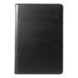 Huawei MediaPad T5 litchi skin leather flip case - Black Hot on Sale