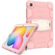 Samsung Galaxy Tab S6 Lite silicone cover with kickstand - Cherry Blossoms Pink Supply