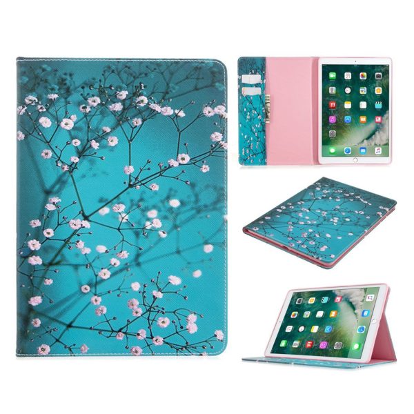 iPad 10.2 (2019) stylish pattern leather flip case - Flower Online now