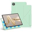 Huawei MatePad Pro 12.2 (2024) Leather Case Origami Stand Magnetic Tablet Cover Auto Wake   Skeep - Green Online now