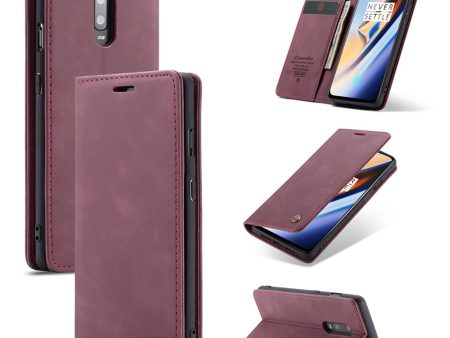 CaseMe OnePlus 7 Vintage Case - Wine Red Discount