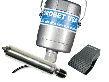 MO-106, Grobet USA S300 Flexible Shaft Motor with No. 30 Type Handpiece, 1 8HP For Sale